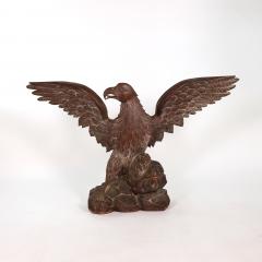 Large Scale Carved Oak Eagle Spain Circa 1900 - 4723409