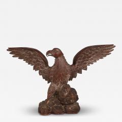 Large Scale Carved Oak Eagle Spain Circa 1900 - 4727533