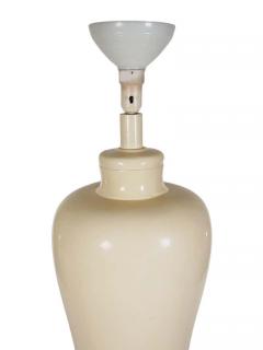 Large Scale Oversized Vintage Floor Lamp in Bone White Ceramic - 2059052