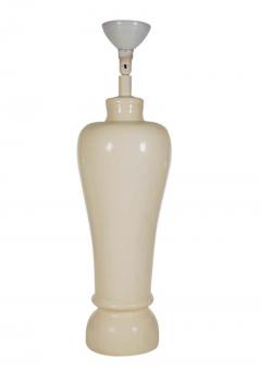 Large Scale Oversized Vintage Floor Lamp in Bone White Ceramic - 2059053