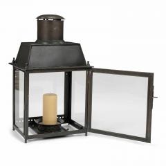 Large Scale Pair of French Tole Lanterns - 4336606