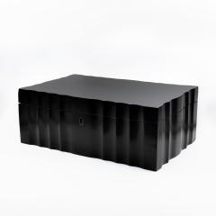 Large Scale Serpentine Ebony Box Anglo Indian Circa 1840 - 4532741