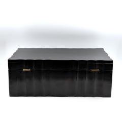 Large Scale Serpentine Ebony Box Anglo Indian Circa 1840 - 4532742