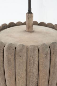 Large Scale Vintage Hand made Wooden Lamps - 2993436