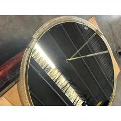 Large Scale Wall Mirror With Gilt Torchon Torciglione Elements - 4567355