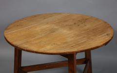 Large Scrubbed Pine and Oak Cricket Table - 742300