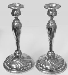 Large Silver Candlesticks Czechoslovakia C 1930 - 1793340
