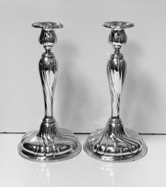 Large Silver Candlesticks Czechoslovakia C 1930 - 1793341