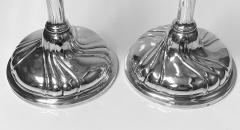Large Silver Candlesticks Czechoslovakia C 1930 - 1793344