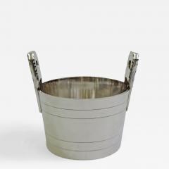 Large Silver Ice Bucket Italy 1940s - 3868599