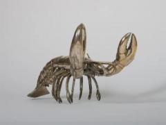 Large Silver plated lobster sculpture - 3984535