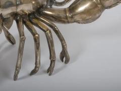 Large Silver plated lobster sculpture - 3984545