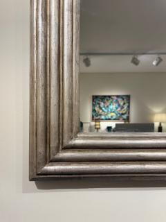 Large Silvered Wood Mirror - 4397646