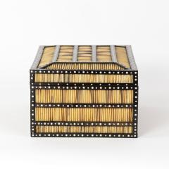 Large Sinhalese Porcupine Quill and Ebony Spice Box 19th Century - 2943801