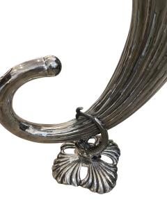 Large Siver plated Horn of plenty silver plated vase - 4581610