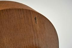Large Solid Oak Bench With Side Detailing Europe Mid 20th Century - 4543421