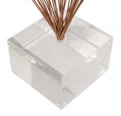 Large Spray Sculpture in Copper with Lucite Base - 201120