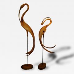 Large Standing Crane Birds - 77970