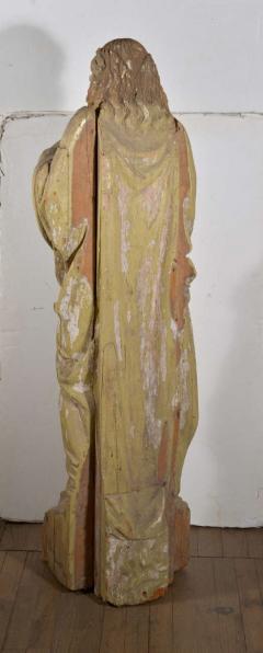 Large Statue Hand Carved in Wood - 1475914