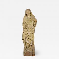 Large Statue Hand Carved in Wood - 1706136