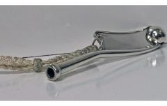 Large Sterling Silver Bosun s Boatswain Whistle American circa 1920 - 1055244