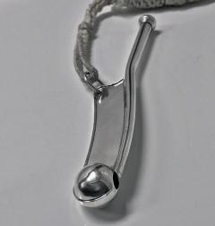 Large Sterling Silver Bosun s Boatswain Whistle American circa 1920 - 1055246