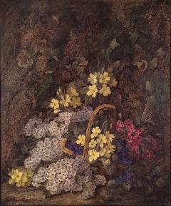 Large Still Life by Vincent Clare England circa 1900 with 19th Century Frame - 4188212