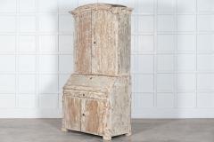 Large Swedish Gustavian Dry Scraped Bureau - 2949859