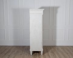 Large Swedish Gustavian Style Linen Cabinet with Carved Details Circa 1910 - 4353542