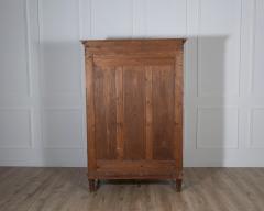 Large Swedish Gustavian Style Linen Cabinet with Carved Details Circa 1910 - 4353561