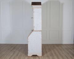 Large Swedish Painted Secretary from V rmland Dated 1854 - 4353472