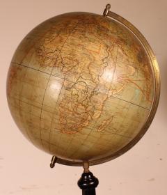 Large Terrestrial Globe From Handels Und Verkehrsglobus 69cm High - 2918579