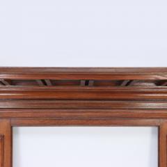 Large Tudor Style Solid Oak Fireplace Mantle England 19th century - 2747317