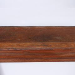 Large Tudor Style Solid Oak Fireplace Mantle England 19th century - 2747319