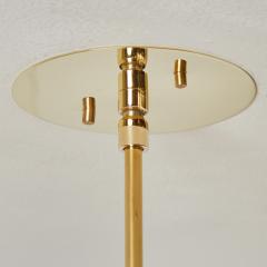 Large Two Enlighten Rey 30 Perforated Polished Brass Dome Ceiling Lamp - 3693631