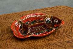 Large Vallauris Studio Pottery Fish Bowl France Mid 20th Century - 4528710