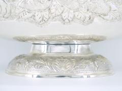 Large Very Ornate Hand Crafted Silver Plate Champagne Cooler Centerpiece - 3166832