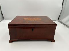 Large Victorian Box Mahogany on Oak England circa 1840 - 2780729