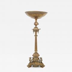 Large Victorian Brass Centerpiece with Camels - 3700832