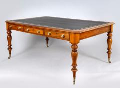 Large Victorian Mahogany Partners Writing Table - 4184021
