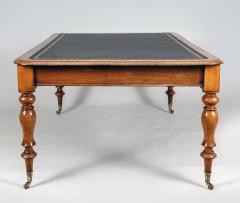 Large Victorian Mahogany Partners Writing Table - 4184023
