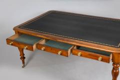 Large Victorian Mahogany Partners Writing Table - 4184026