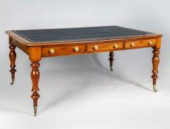 Large Victorian Mahogany Partners Writing Table - 4184027