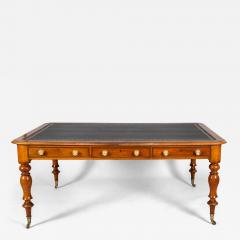 Large Victorian Mahogany Partners Writing Table - 4186856