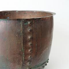 Large Victorian Riveted Copper Boiler England 1880s - 3501723