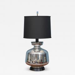 Large Vintage Mercury Glass Table Lamp - 3671744