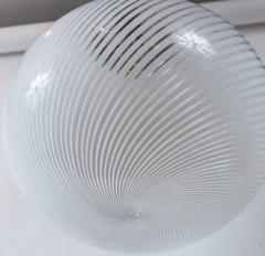 Large Vintage Venini Tier Drop Swirl Pendant - 2670987