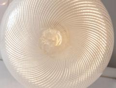 Large Vintage Venini Tier Drop Swirl Pendant - 2671038