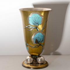 Large WMF Vase with Pine Branch D cor 1920s 30s - 3613519