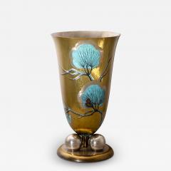 Large WMF Vase with Pine Branch D cor 1920s 30s - 3614894